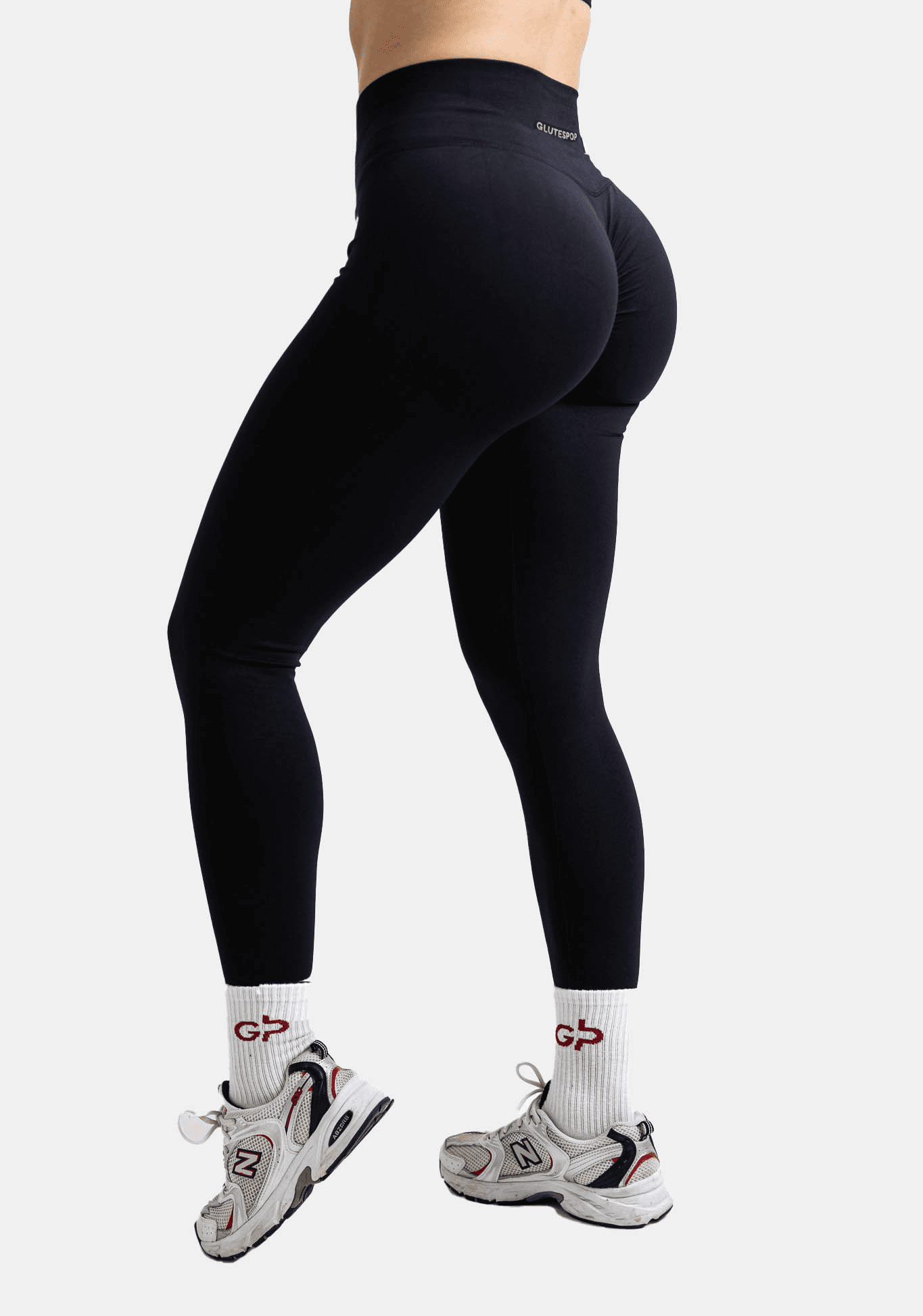 High-Waist Elevate Leggings – Midnight Black