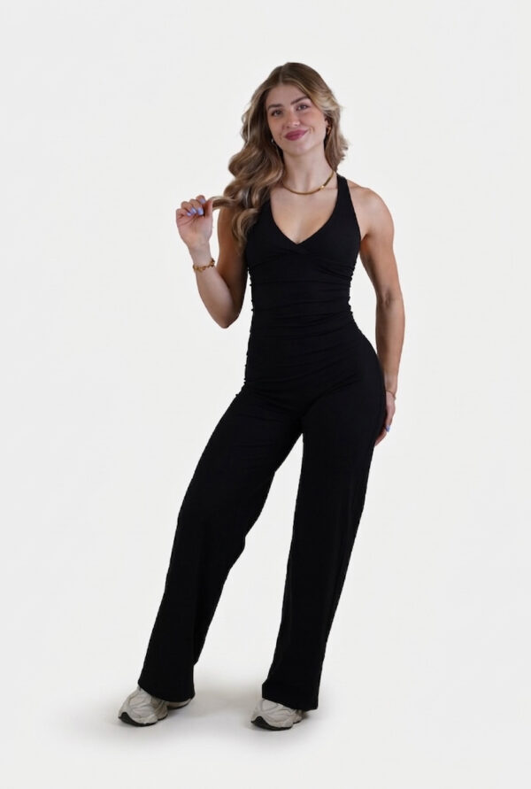 Sculpt Straight Leggings – Onyx (Regular)