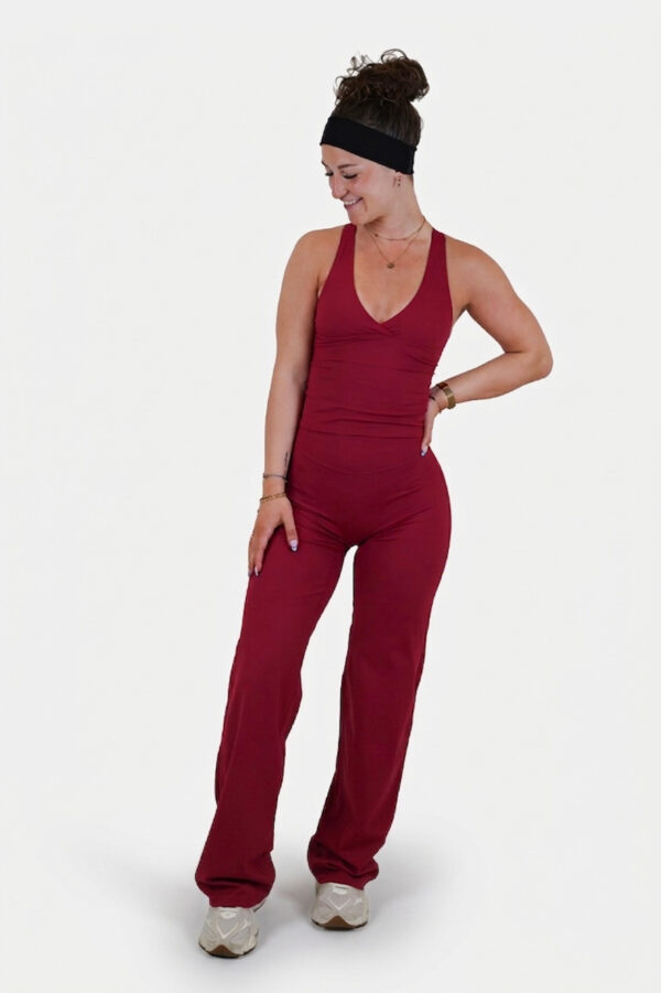 Sculpt Straight Leggings – Deep Berry (Tall)