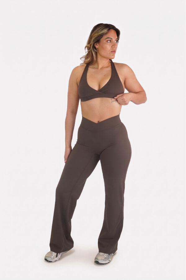 V-Waist Straight Leg – Espresso (Tall)