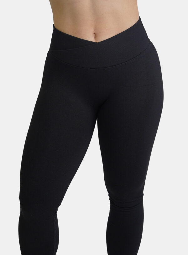 V-Waist Effortless Leggings – Midnight tweede afbeelding