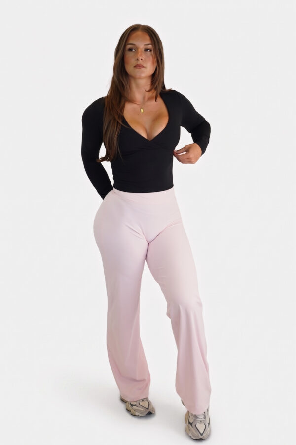 V-Waist Straight Leg – Light Pink (Tall)