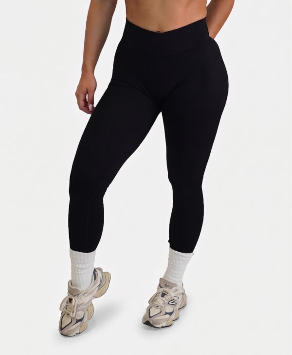 V-Waist Effortless Leggings – Midnight tweede afbeelding