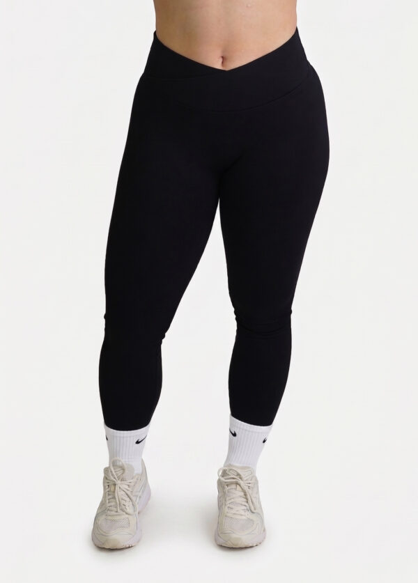V-Waist Effortless Leggings – Midnight