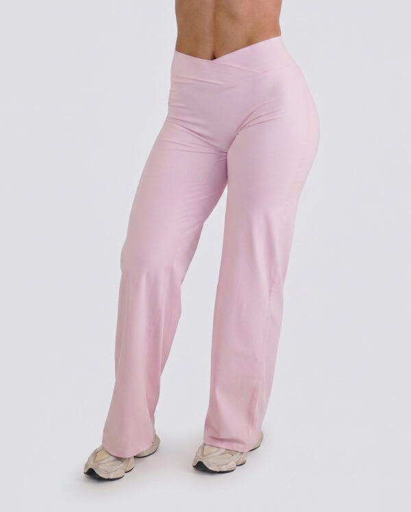 V-Waist Straight Leggings – Light Pink (Regular) tweede afbeelding