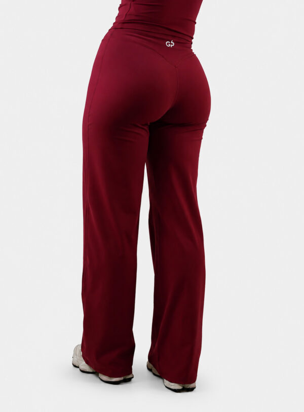 Sculpt Straight Leggings – Deep Berry tweede afbeelding