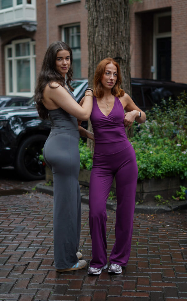 Sculpt Straight Leggings – Charcoal tweede afbeelding